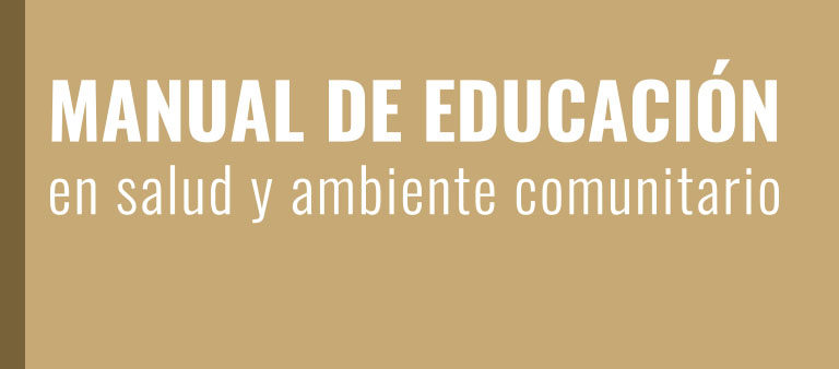 Manual de Educación en salud y ambiente comunitario